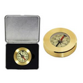 Brass Compass in a Tin Box